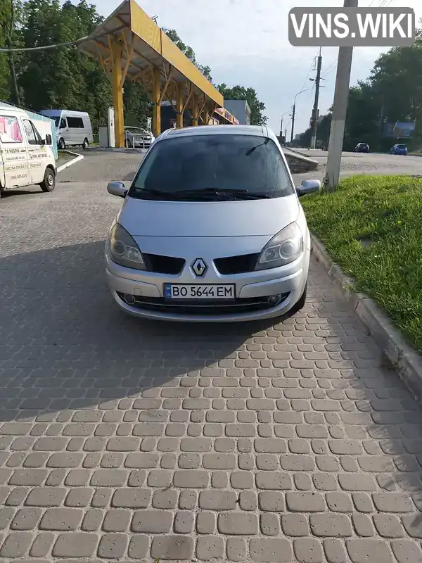 Мінівен Renault Scenic 2008 2 л. Ручна / Механіка обл. Тернопільська, Тернопіль - Фото 1/7