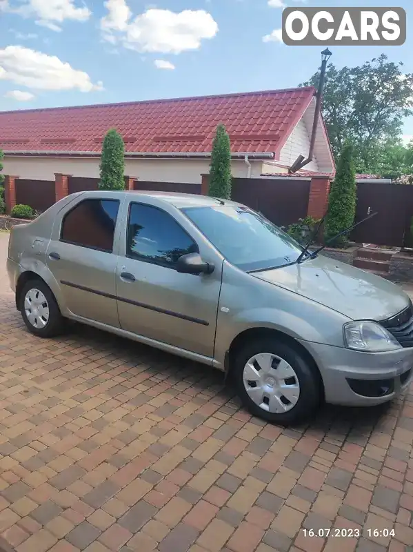 Седан Renault Logan 2010 1.4 л. Ручная / Механика обл. Кировоградская, Кропивницкий (Кировоград) - Фото 1/5