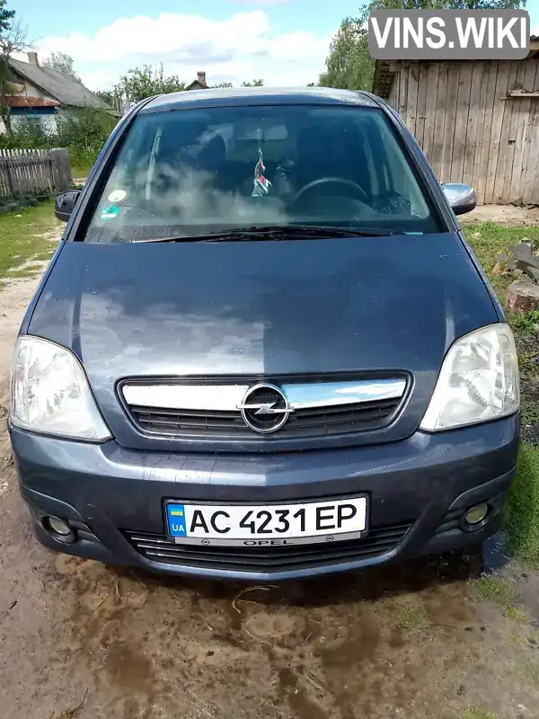 Мікровен Opel Meriva 2007 null_content л. Ручна / Механіка обл. Волинська, Луцьк - Фото 1/9