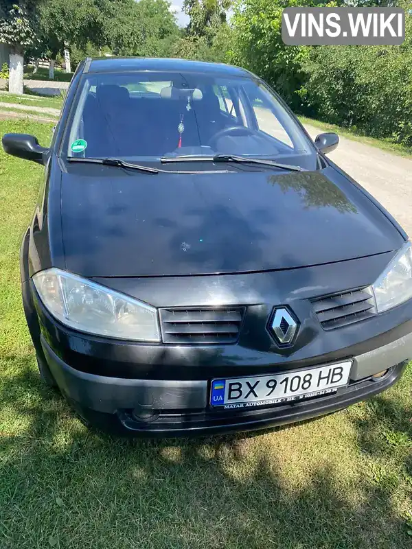 Седан Renault Megane 2004 1.6 л. Ручна / Механіка обл. Хмельницька, Кам'янець-Подільський - Фото 1/8