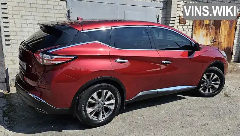 Позашляховик / Кросовер Nissan Murano 2015 3.5 л. Варіатор обл. Запорізька, Запоріжжя - Фото 1/10