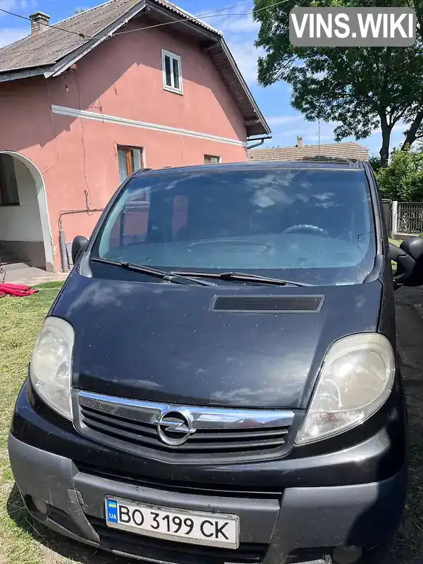 Мінівен Opel Vivaro 2008 2.46 л. Ручна / Механіка обл. Тернопільська, Бучач - Фото 1/19