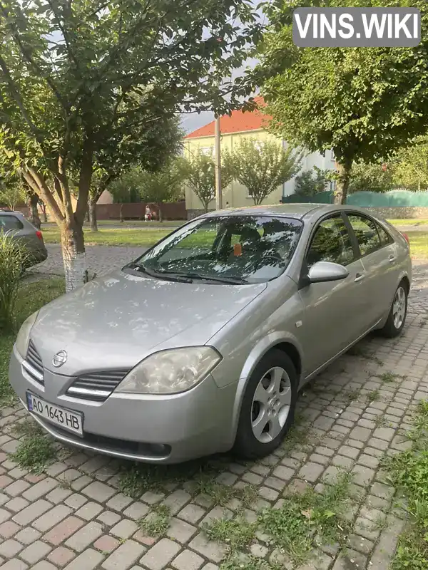 Ліфтбек Nissan Primera 2004 null_content л. обл. Закарпатська, Мукачево - Фото 1/6