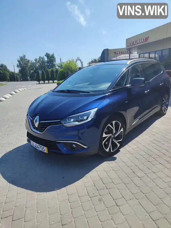 VF1RFA00858760289 Renault Grand Scenic 2017 Мінівен 1.6 л. Фото 1