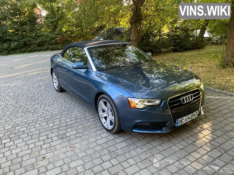 Кабріолет Audi A5 2014 2 л. Варіатор обл. Львівська, Львів - Фото 1/18