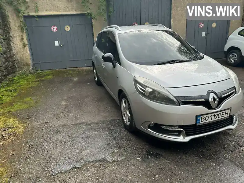 Мінівен Renault Grand Scenic 2013 1.5 л. Ручна / Механіка обл. Тернопільська, Тернопіль - Фото 1/21