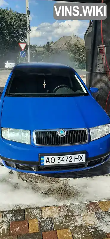 Хетчбек Skoda Fabia 2003 1.39 л. Ручна / Механіка обл. Закарпатська, Ужгород - Фото 1/9