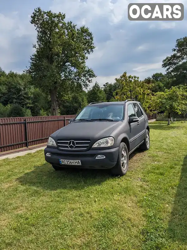 Позашляховик / Кросовер Mercedes-Benz M-Class 2001 2.7 л. Автомат обл. Волинська, Любомль - Фото 1/19