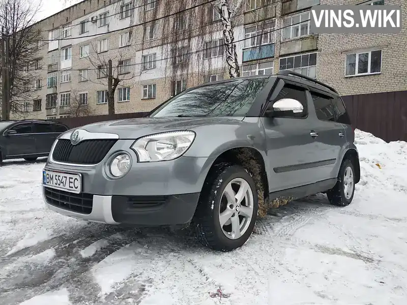 Внедорожник / Кроссовер Skoda Yeti 2011 1.2 л. Робот обл. Сумская, Глухов - Фото 1/21