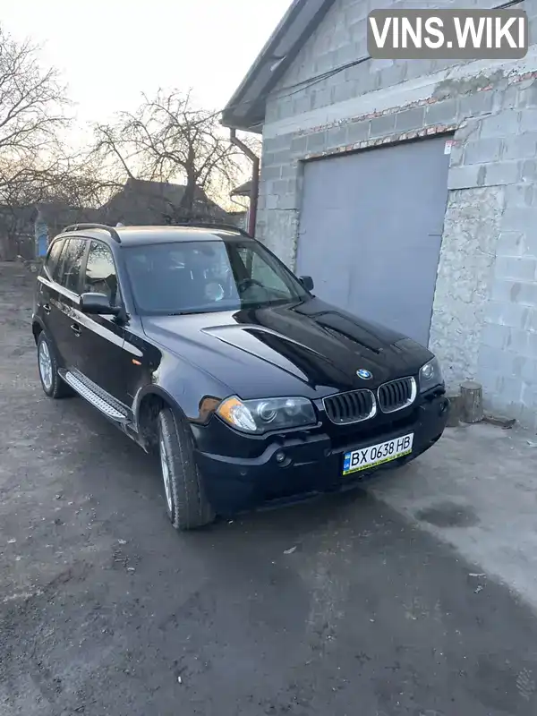 Внедорожник / Кроссовер BMW X3 2004 3 л. Ручная / Механика обл. Хмельницкая, Городок - Фото 1/8