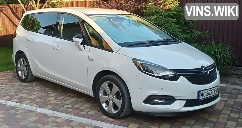 Мінівен Opel Zafira 2018 2 л. Типтронік обл. Запорізька, Запоріжжя - Фото 1/12