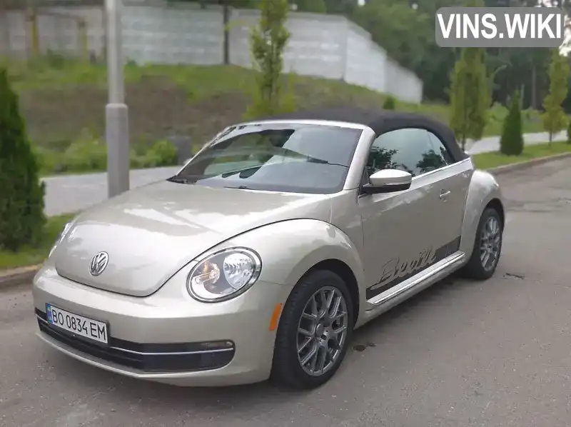 Кабриолет Volkswagen Beetle 2014 2 л. Автомат обл. Ивано-Франковская, Ивано-Франковск - Фото 1/21