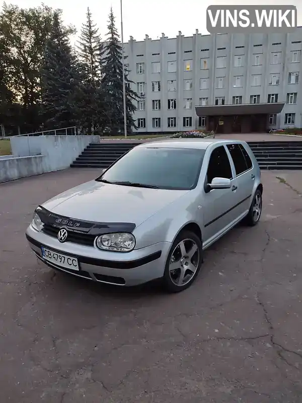 Хэтчбек Volkswagen Golf 2002 1.9 л. Ручная / Механика обл. Черниговская, Чернигов - Фото 1/8