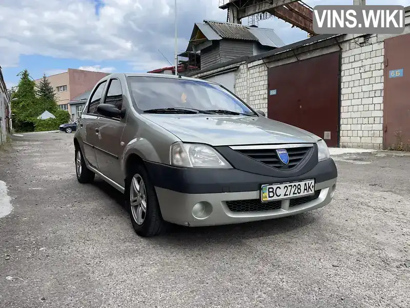 Седан Dacia Logan 2005 1.39 л. Ручная / Механика обл. Львовская, Львов - Фото 1/12