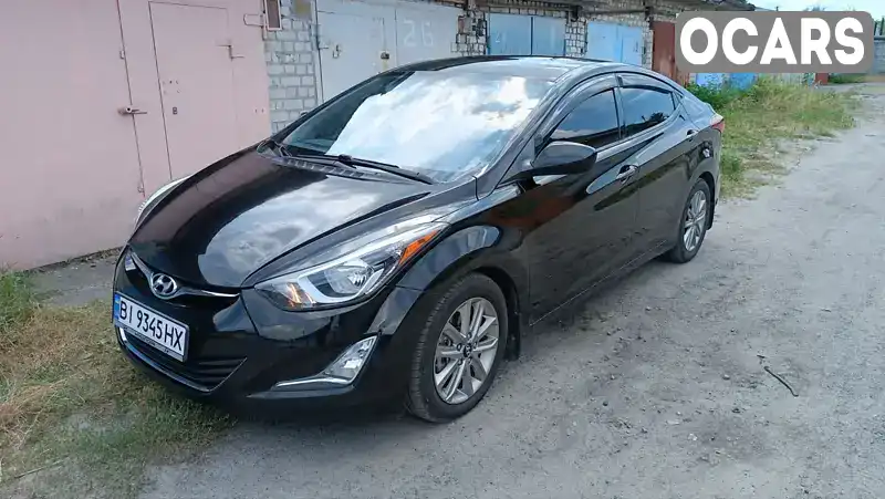 Седан Hyundai Elantra 2014 1.8 л. Автомат обл. Полтавська, Горішні Плавні (Комсомольськ) - Фото 1/21