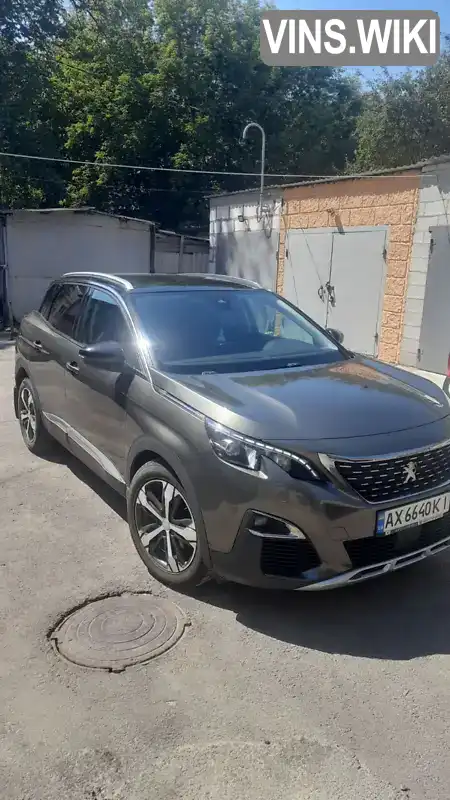 Позашляховик / Кросовер Peugeot 3008 2017 2 л. Автомат обл. Кіровоградська, Голованівськ - Фото 1/16