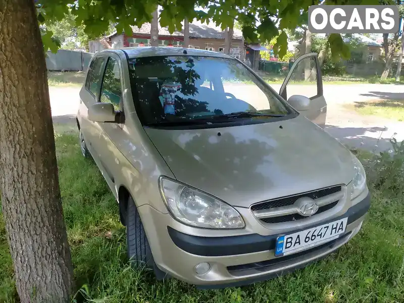 Хетчбек Hyundai Getz 2007 1.4 л. Ручна / Механіка обл. Кіровоградська, Новомиргород - Фото 1/6