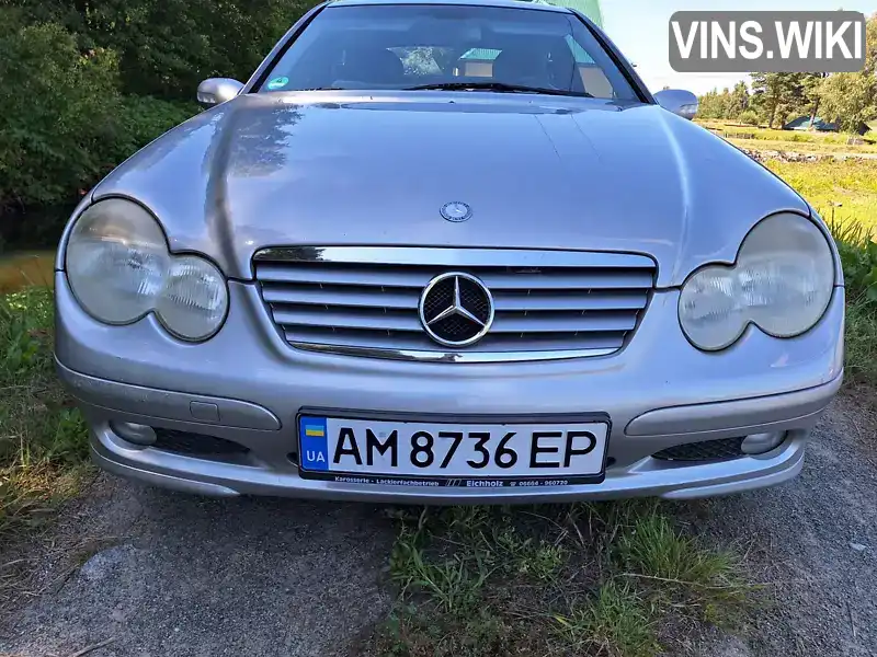 Купе Mercedes-Benz C-Class 2002 1.8 л. Автомат обл. Житомирська, Житомир - Фото 1/21