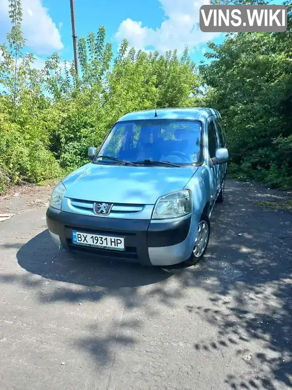 Мінівен Peugeot Partner 2004 1.6 л. Ручна / Механіка обл. Хмельницька, Старокостянтинів - Фото 1/21