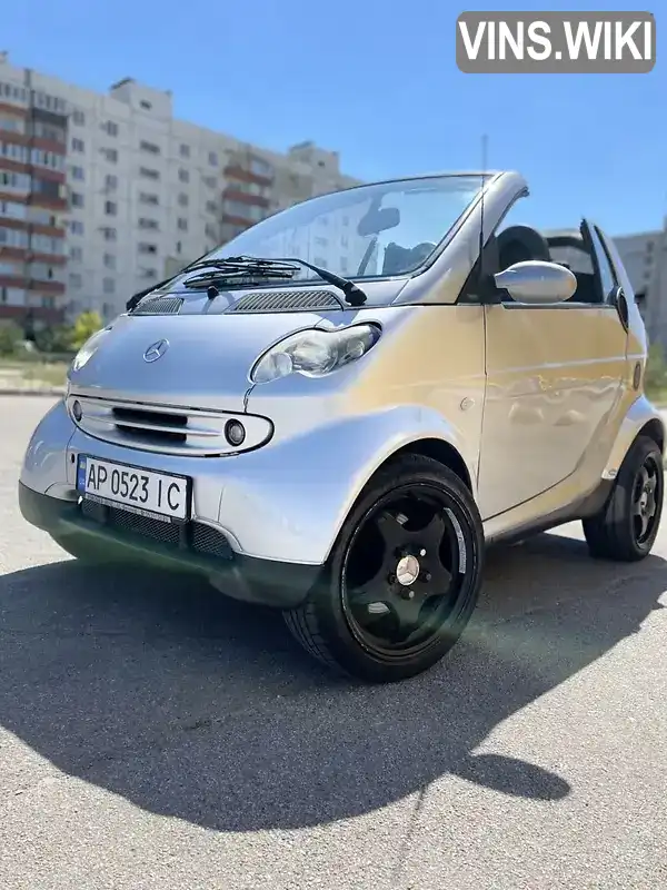 Кабриолет Smart Fortwo 2002 0.6 л. Автомат обл. Запорожская, Запорожье - Фото 1/19