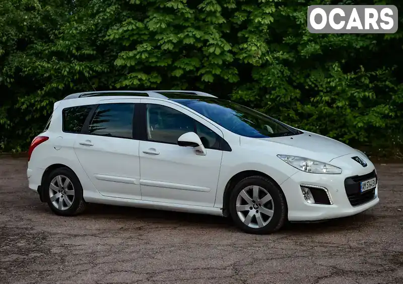 Універсал Peugeot 308 2012 1.6 л. Автомат обл. Житомирська, Бердичів - Фото 1/19