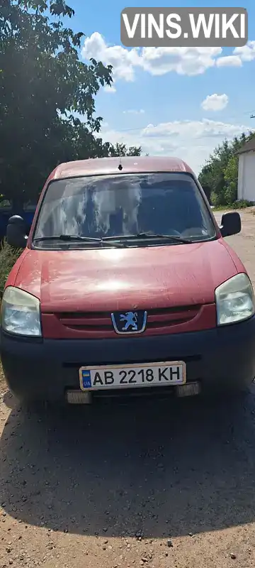 Минивэн Peugeot Partner 2006 1.56 л. Ручная / Механика обл. Винницкая, Калиновка - Фото 1/9