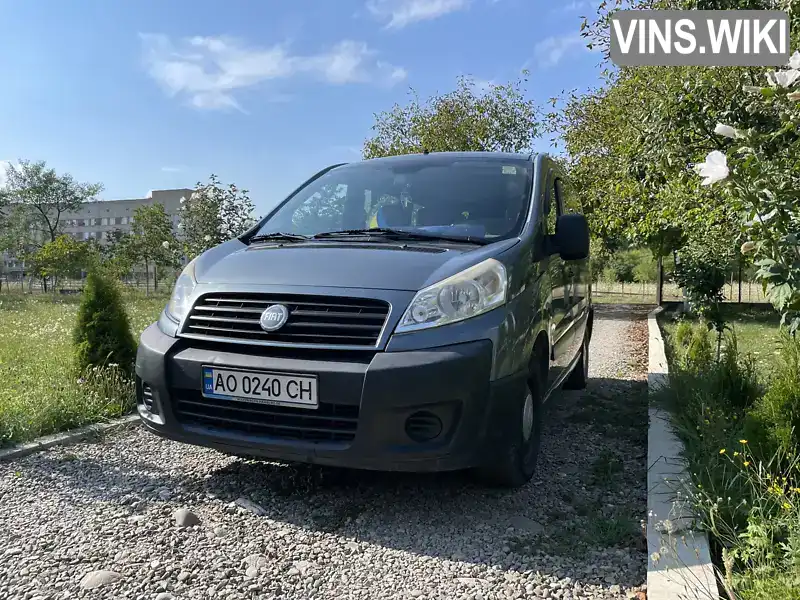 Минивэн Fiat Scudo 2007 2 л. Ручная / Механика обл. Закарпатская, Тячев - Фото 1/21