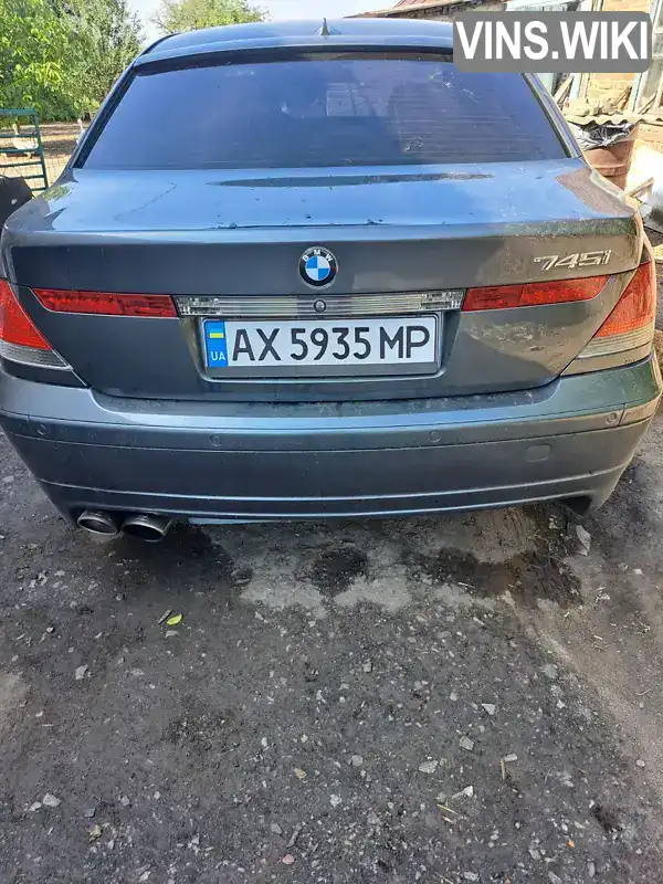 Седан BMW 7 Series 2003 4.4 л. Автомат обл. Харківська, Харків - Фото 1/9