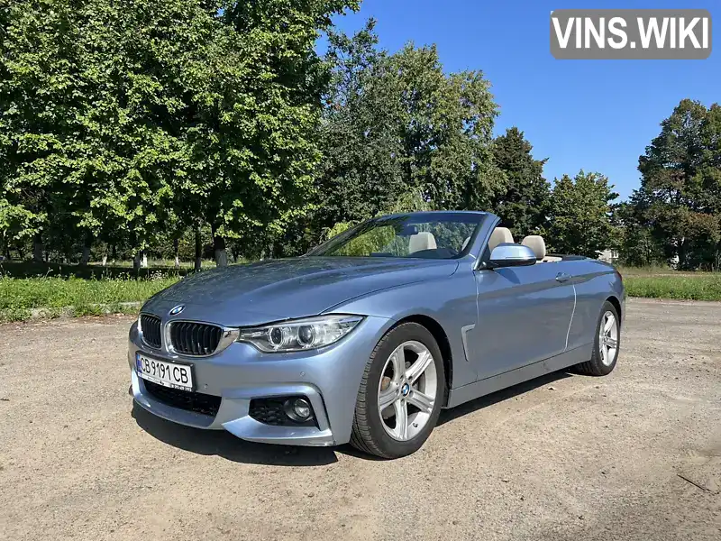 Кабриолет BMW 4 Series 2015 2 л. Автомат обл. Черниговская, Чернигов - Фото 1/9