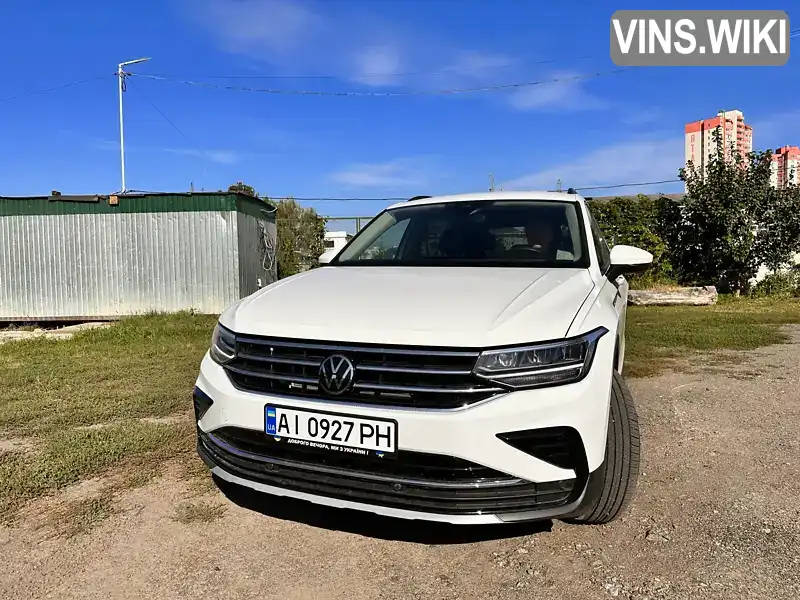 Позашляховик / Кросовер Volkswagen Tiguan 2021 1.98 л. обл. Київська, Бровари - Фото 1/19