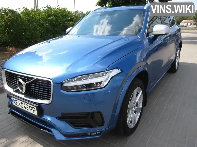 Внедорожник / Кроссовер Volvo XC90 2018 1.97 л. Автомат обл. Днепропетровская, Днепр (Днепропетровск) - Фото 1/21