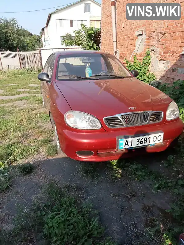 Седан Daewoo Lanos 2002 1.35 л. Ручная / Механика обл. Житомирская, Попельня - Фото 1/3