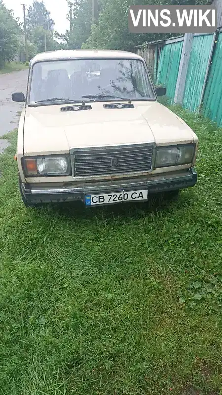 Седан ВАЗ / Lada 2107 1989 1.5 л. Ручна / Механіка обл. Чернігівська, Чернігів - Фото 1/8