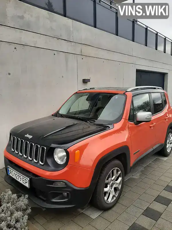 Позашляховик / Кросовер Jeep Renegade 2015 1.6 л. Ручна / Механіка обл. Закарпатська, Перечин - Фото 1/10