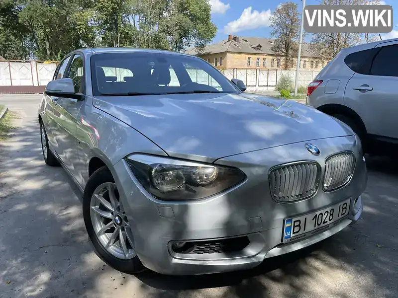 Хетчбек BMW 1 Series 2014 1.6 л. Ручна / Механіка обл. Полтавська, Полтава - Фото 1/13