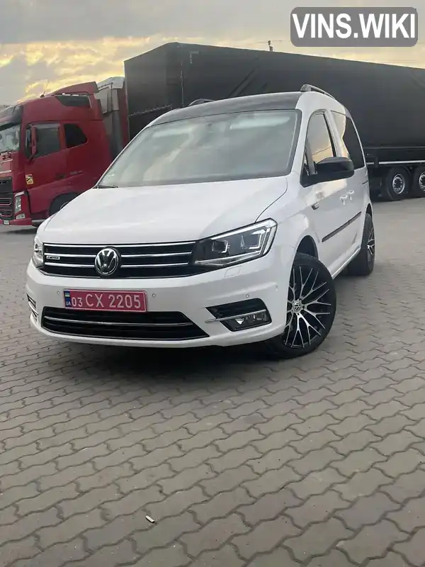 Мінівен Volkswagen Caddy 2017 1.97 л. Ручна / Механіка обл. Закарпатська, Іршава - Фото 1/10