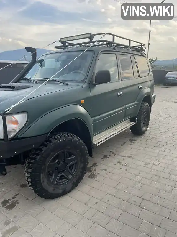 Позашляховик / Кросовер Toyota Land Cruiser Prado 1997 2.69 л. Ручна / Механіка обл. Закарпатська, Тячів - Фото 1/14