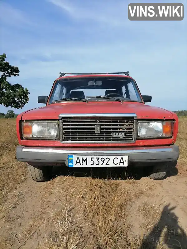 Седан ВАЗ / Lada 2107 1991 1.5 л. Ручна / Механіка обл. Житомирська, Ємільчине - Фото 1/16