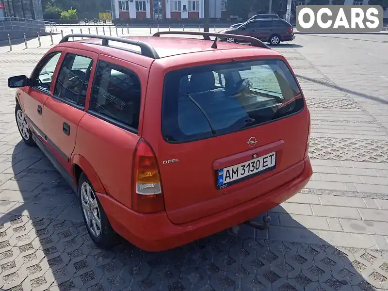 W0L0TGF35W2178269 Opel Astra 1998 Универсал 1.6 л. Фото 5