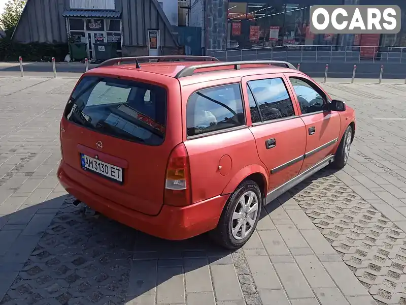 W0L0TGF35W2178269 Opel Astra 1998 Универсал 1.6 л. Фото 6