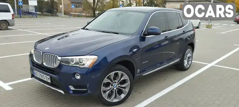 Позашляховик / Кросовер BMW X3 2016 2 л. Автомат обл. Тернопільська, Тернопіль - Фото 1/21