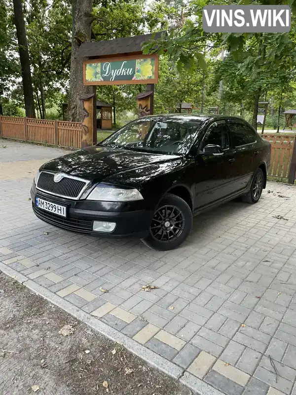 Ліфтбек Skoda Octavia 2008 1.6 л. Ручна / Механіка обл. Житомирська, Звягель - Фото 1/8