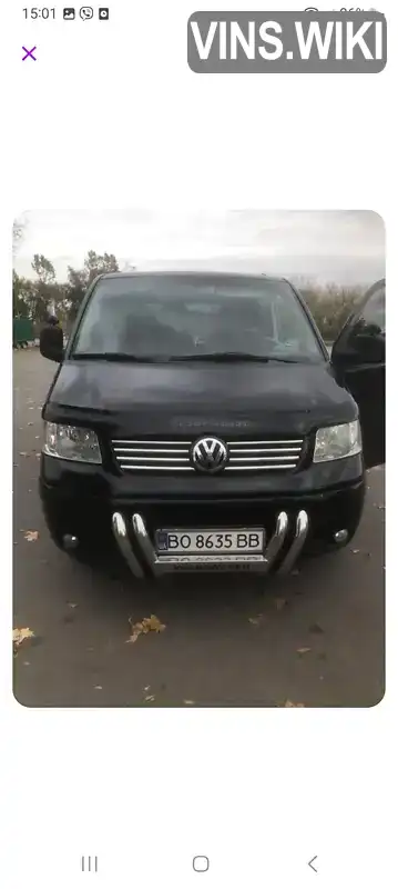 Мінівен Volkswagen Transporter 2004 1.9 л. Ручна / Механіка обл. Тернопільська, Тернопіль - Фото 1/10