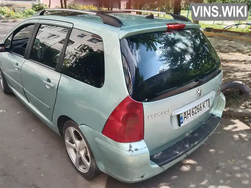 Універсал Peugeot 307 2003 2 л. Автомат обл. Донецька, Мирноград (Димитров) - Фото 1/8