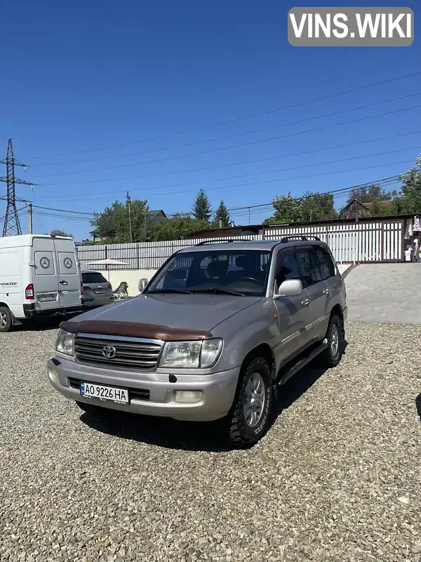 Позашляховик / Кросовер Toyota Land Cruiser 2003 4.66 л. Автомат обл. Закарпатська, Тячів - Фото 1/21