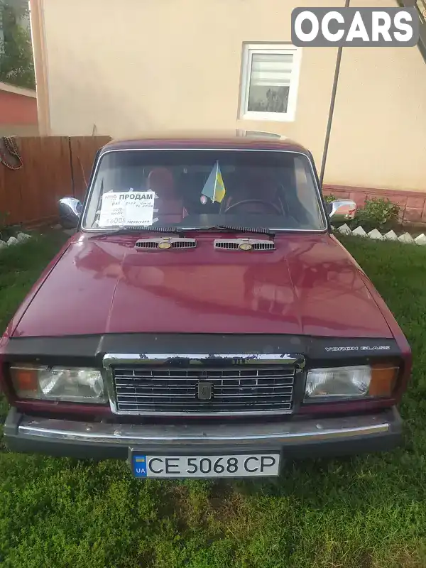 Седан ВАЗ / Lada 2107 2008 1.5 л. Ручна / Механіка обл. Чернівецька, Новоселиця - Фото 1/9