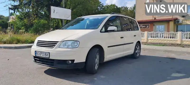 Мінівен Volkswagen Touran 2005 1.9 л. Ручна / Механіка обл. Тернопільська, Монастириська - Фото 1/15