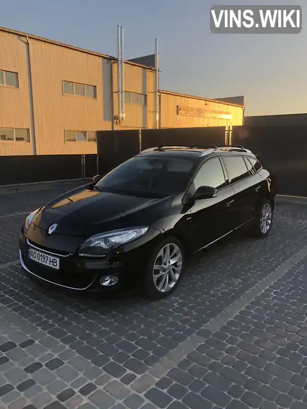 Універсал Renault Megane 2012 1.6 л. Ручна / Механіка обл. Закарпатська, Мукачево - Фото 1/21