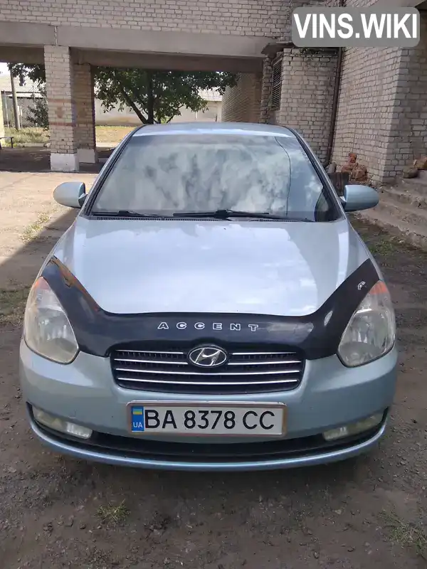 Седан Hyundai Accent 2008 1.49 л. обл. Кіровоградська, Благовіщенське (Ульяновка) - Фото 1/7