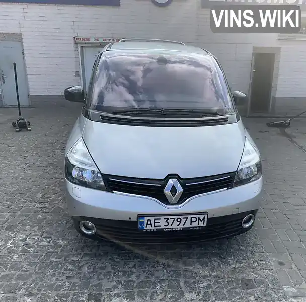 Мінівен Renault Espace 2012 2 л. Автомат обл. Дніпропетровська, Кривий Ріг - Фото 1/11